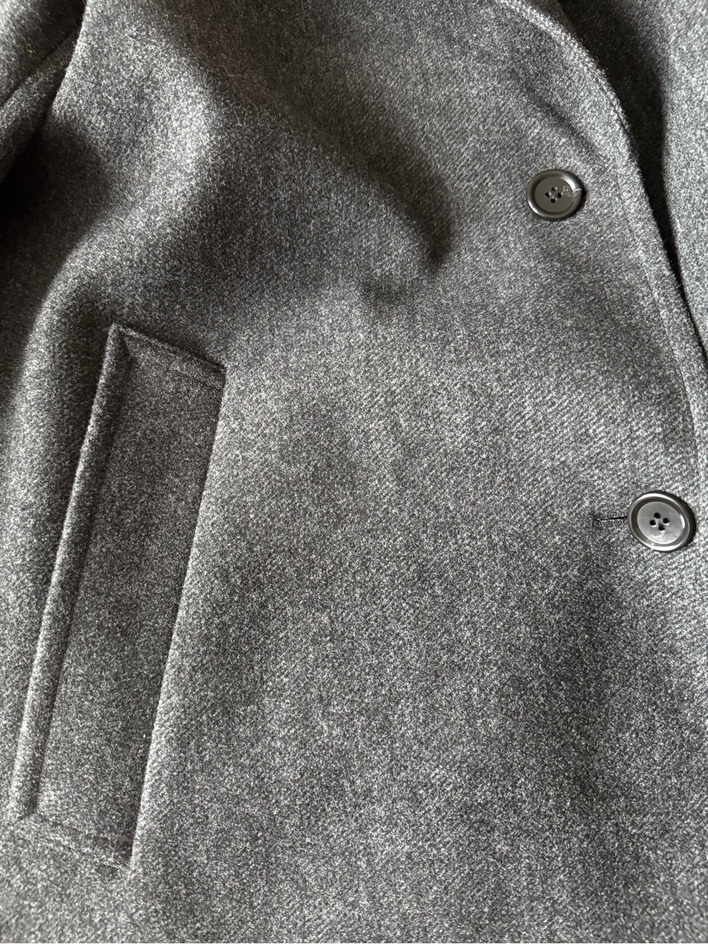 GU Cozy Melton Tailored Coat - Picture 7 of 8